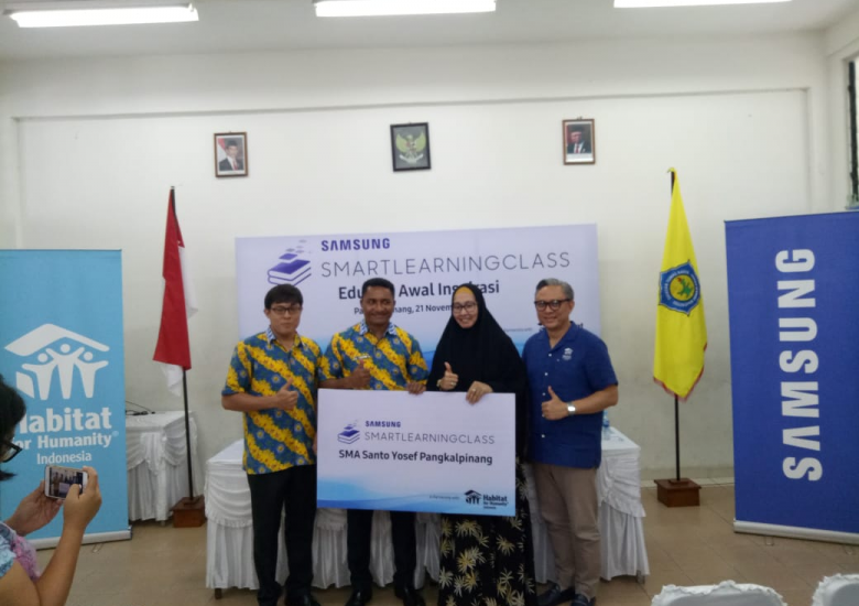 Project Di Tahun Kedua, Samsung Dan Habitat For Humanity Indonesia Resmikan SSLC Di Bangka