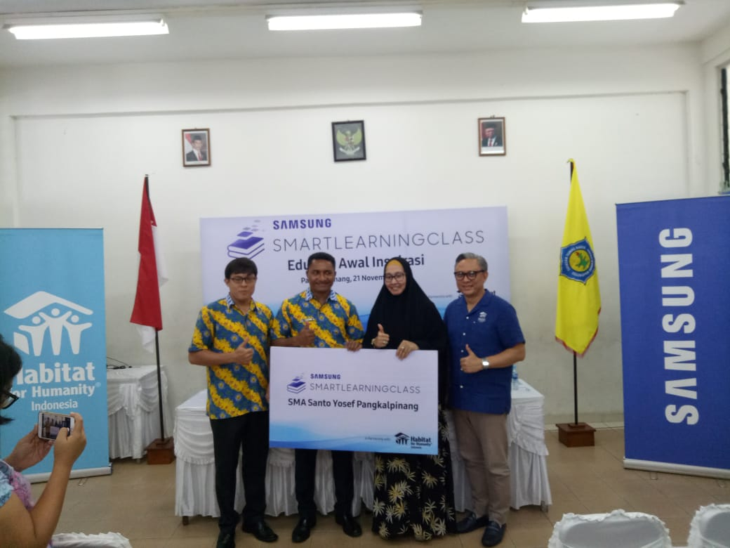 Project Di Tahun Kedua, Samsung Dan Habitat For Humanity Indonesia Resmikan SSLC Di Bangka