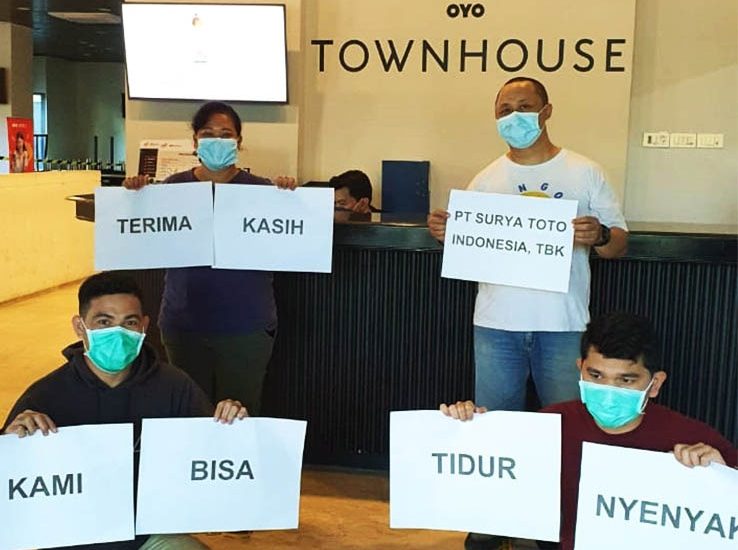 PT. Surya Toto – Providing Temporary Shelter for Hospital Personnel in Jakarta