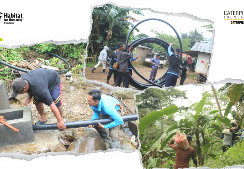 Caterpillar Foundation Dukung Habitat Indonesia Penuhi SDG Melalui Program Pengembangan Air Bersih dan Sanitasi di Sentul dan Batam