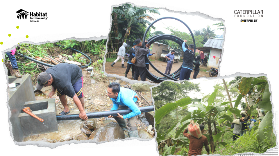 Caterpillar Foundation Dukung Habitat Indonesia Penuhi SDG Melalui Program Pengembangan Air Bersih dan Sanitasi di Sentul dan Batam