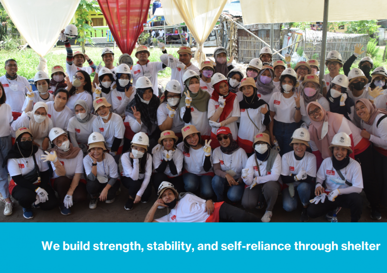 Prudential invites employees to participate in volunteer activities with Habitat Indonesia