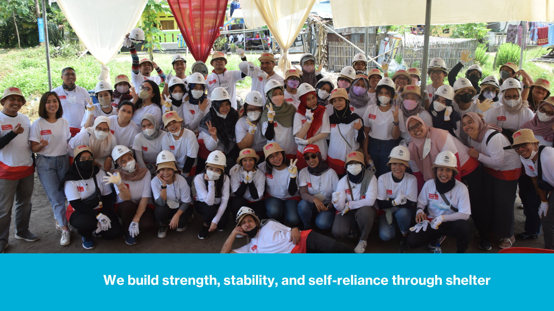 Prudential invites employees to participate in volunteer activities with Habitat Indonesia