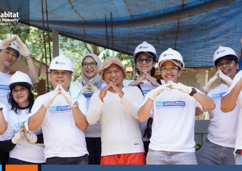 Leaders of Financial Institutions Build Decent Houses in Babakan Madang, Bogor