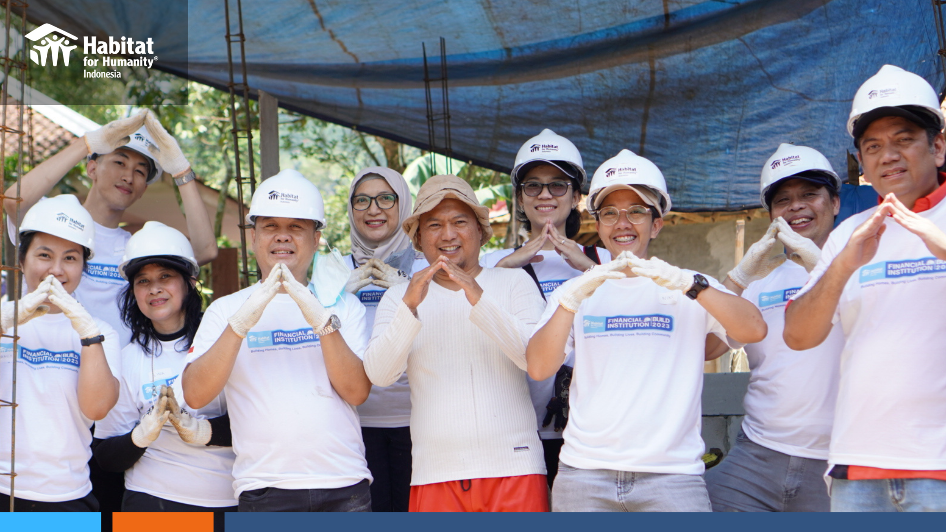 Leaders of Financial Institutions Build Decent Houses in Babakan Madang, Bogor