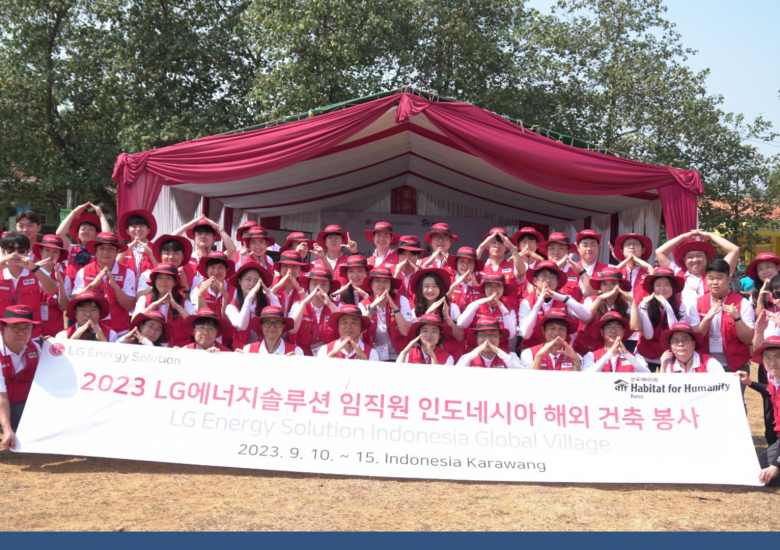 South Korean Youth Support Habitat in Spreading the Spirit of Hope for Underprivileged Families in Karawang